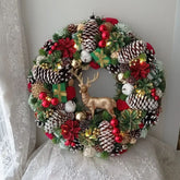 Guirlanda Decoração Natalina Luxo com Led 55CM DVT35