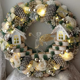 Guirlanda Decoração Natalina Luxo com Led 55CM DVT33