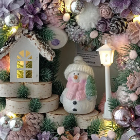 Guirlanda Decoração Natalina Luxo com Led 55CM DVT50