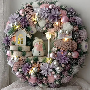 Guirlanda Decoração Natalina Luxo com Led 55CM DVT50