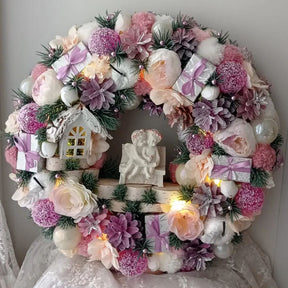 Guirlanda Decoração Natalina Luxo com Led 65CM DVT36