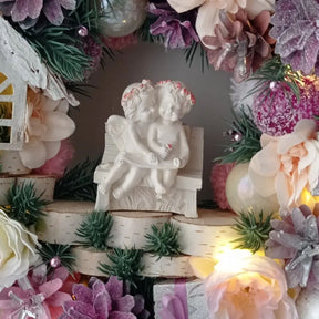 Guirlanda Decoração Natalina Luxo com Led 65CM DVT36