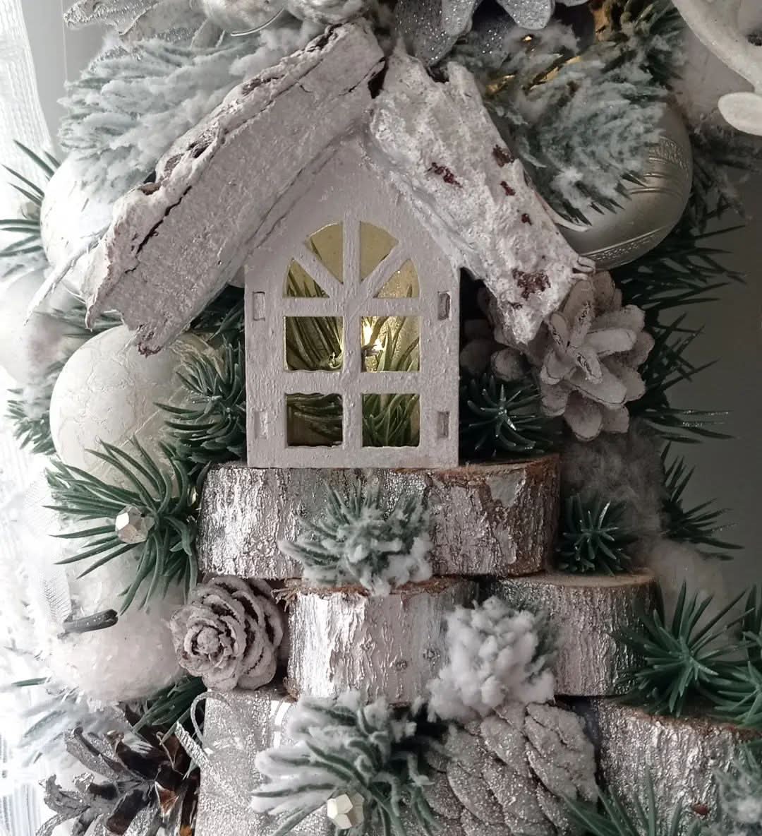 Guirlanda Decoração Natalina Luxo com Led 65CM DVT31