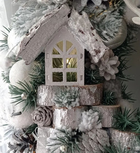 Guirlanda Decoração Natalina Luxo com Led 65CM DVT31