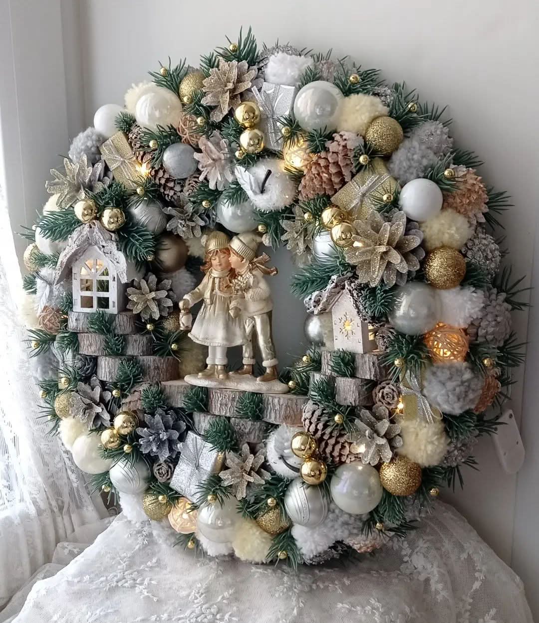 Guirlanda Decoração Natalina Luxo 65CM DVT59