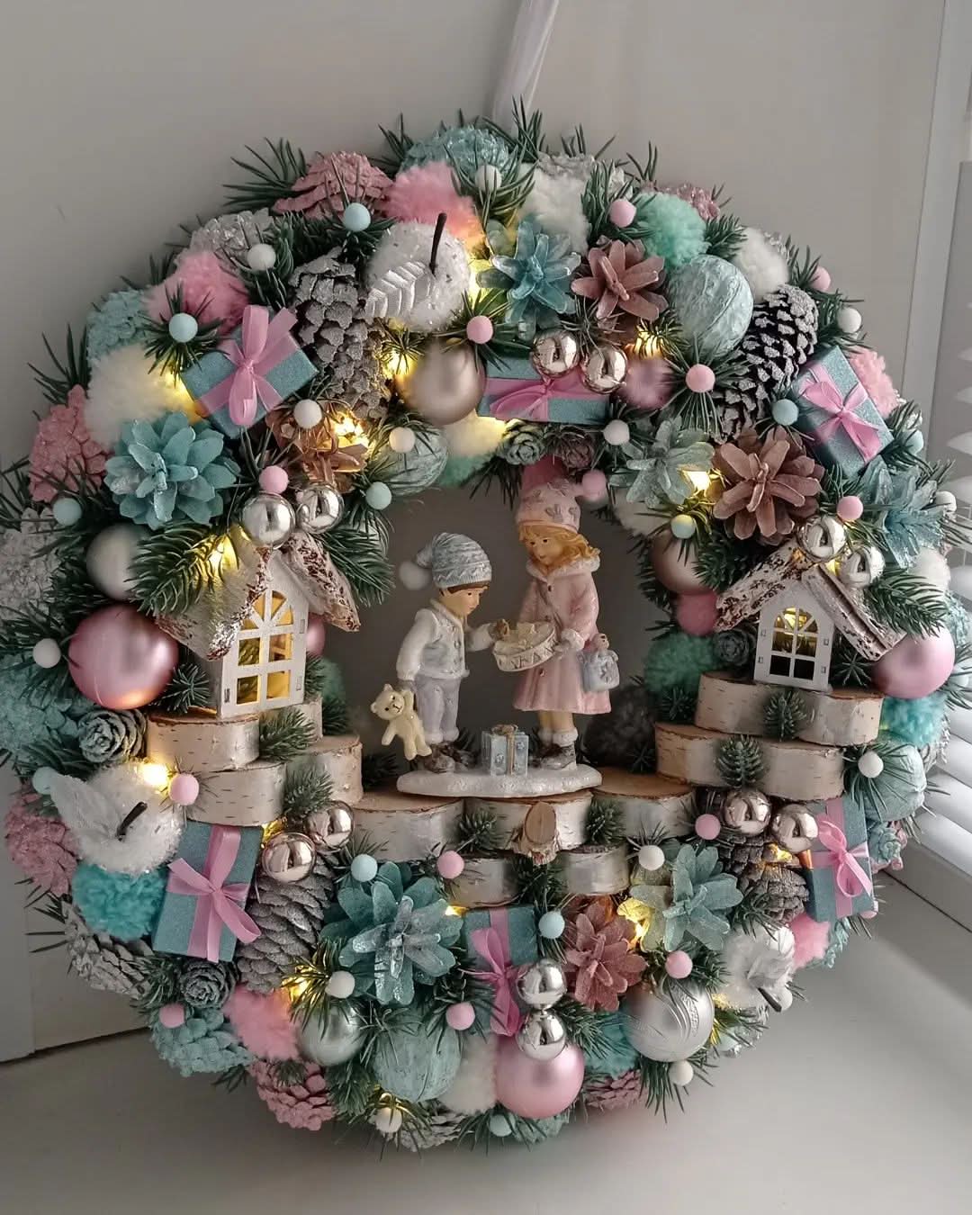 Guirlanda Decoração Natalina Luxo 65CM DVT65