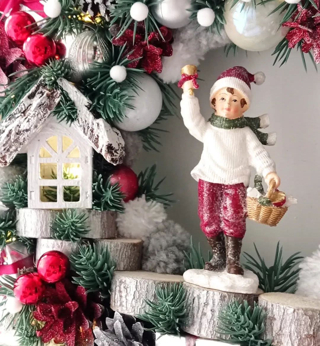 Guirlanda Decoração Natalina Luxo 65CM DVT60