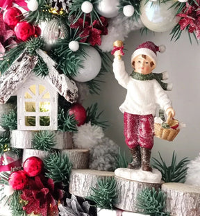 Guirlanda Decoração Natalina Luxo 65CM DVT60