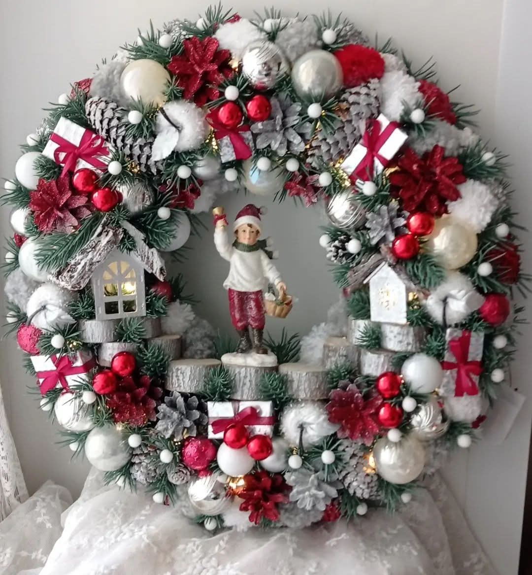 Guirlanda Decoração Natalina Luxo 65CM DVT60