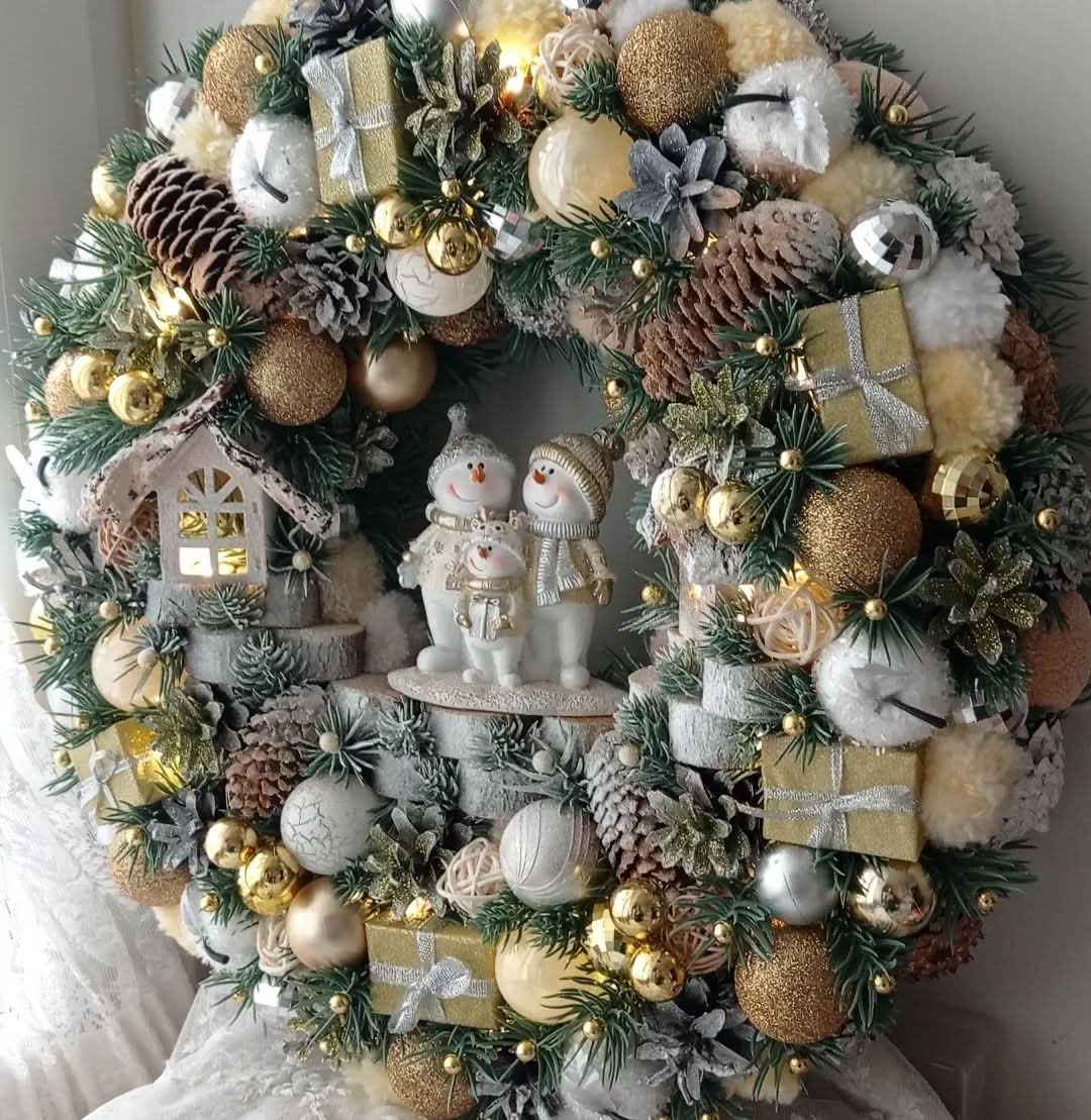 Guirlanda Decoração Natalina Luxo 65CM DVT58