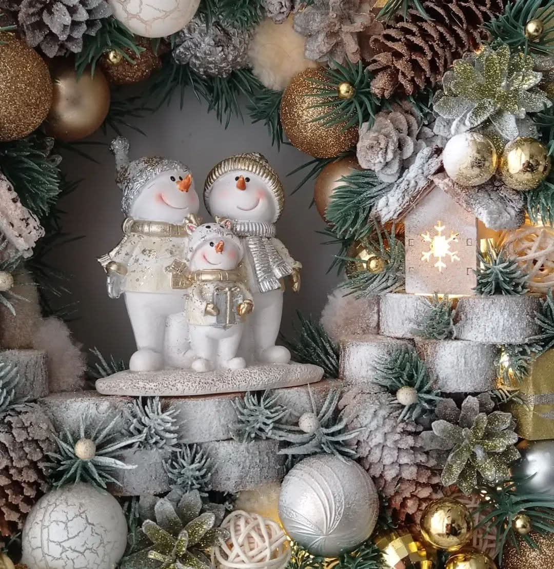 Guirlanda Decoração Natalina Luxo 65CM DVT58