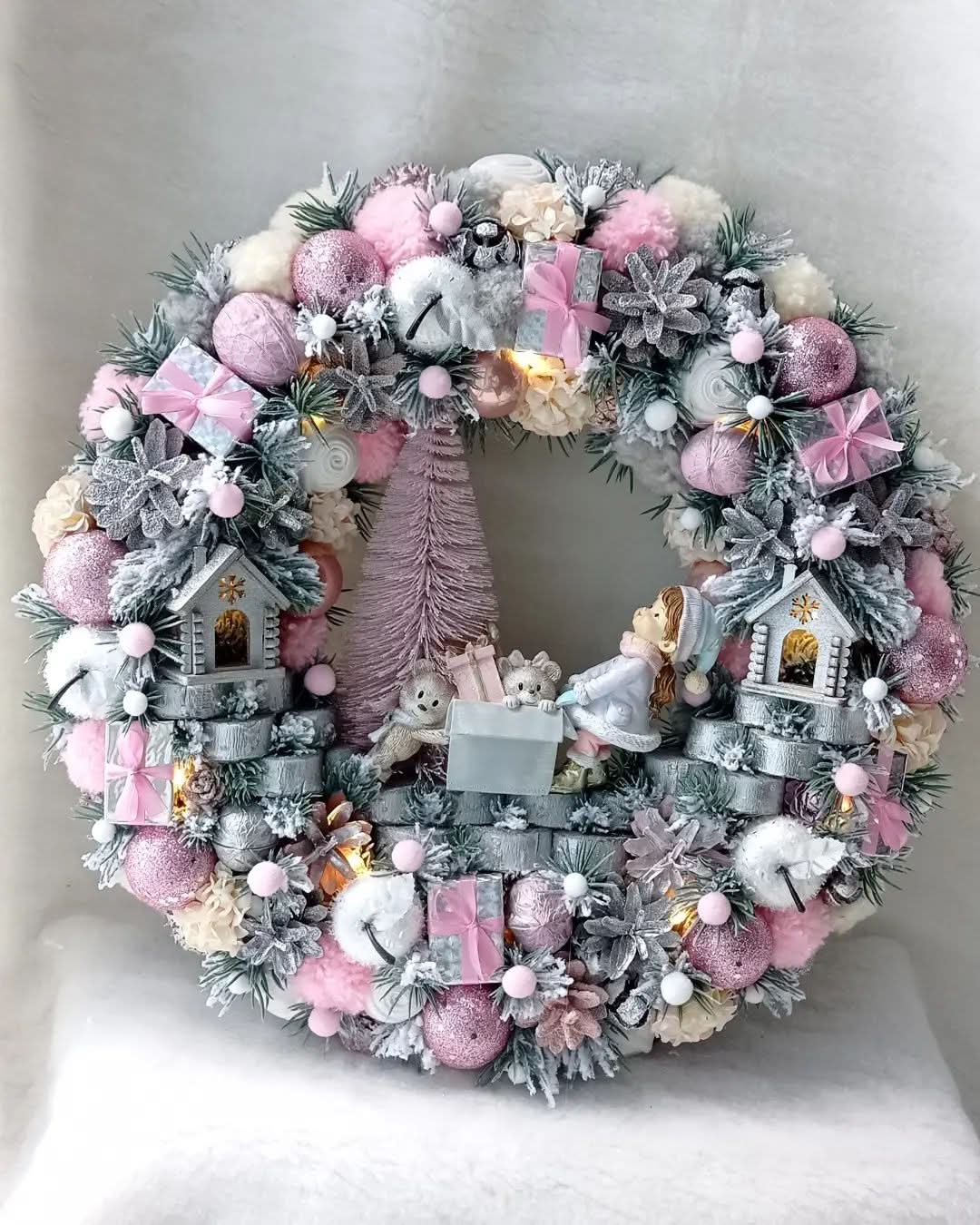 Guirlanda Decoração Natalina Luxo 65CM DVT51