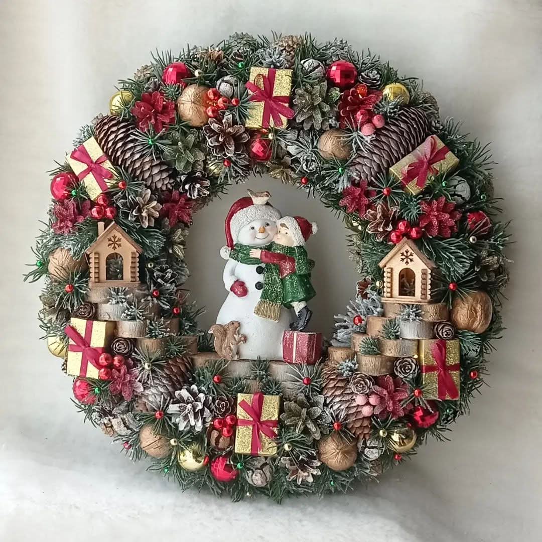 Guirlanda Decoração Natalina Luxo 70CM DVT52