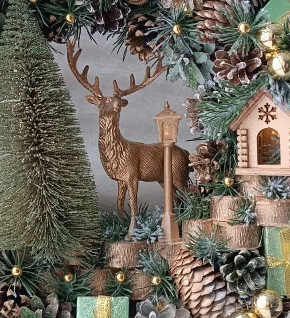 Guirlanda Decoração Natalina Luxo 70CM DVT53