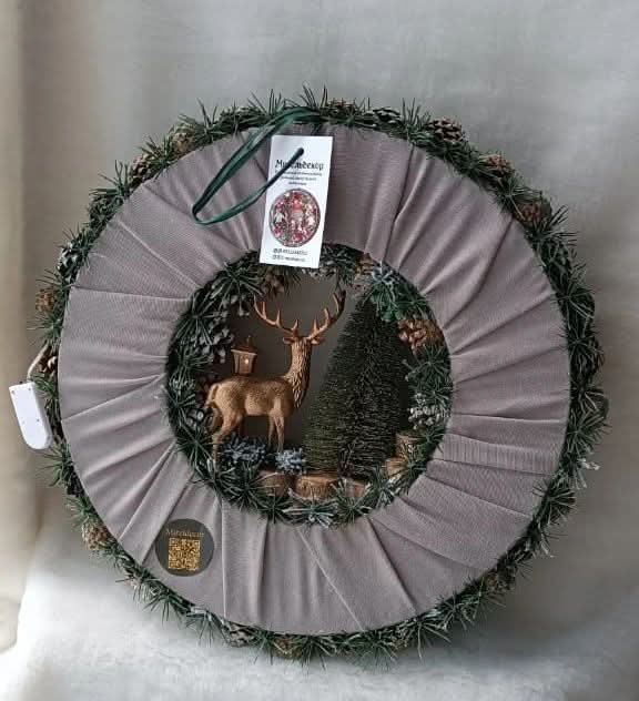 Guirlanda Decoração Natalina Luxo 70CM DVT53