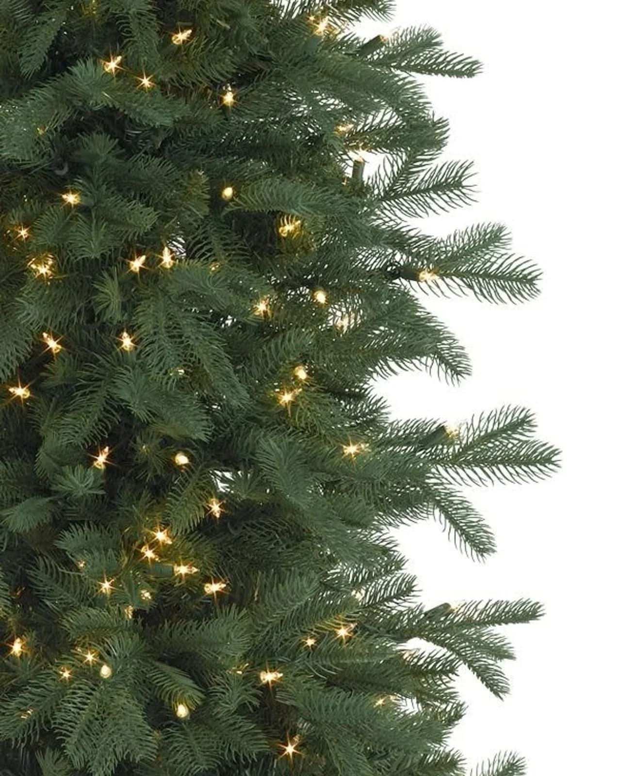 Árvore de Natal Slim 1,80 m com Galhos Articulados, Suporte Metálico e Micro LEDs Embutidos DVT06