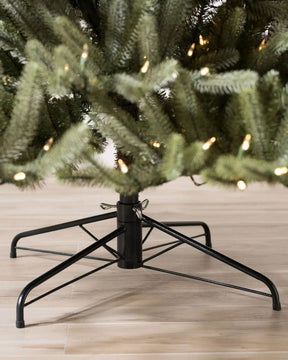 Árvore de Natal 1,80 m com Galhos Articulados, Suporte Metálico e Micro LEDs Embutidos DVT09