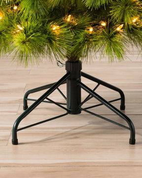 Árvore de Natal Pine Slim 1,80 m com Galhos Articulados, Suporte Metálico e Micro LEDs Embutidos DVT07