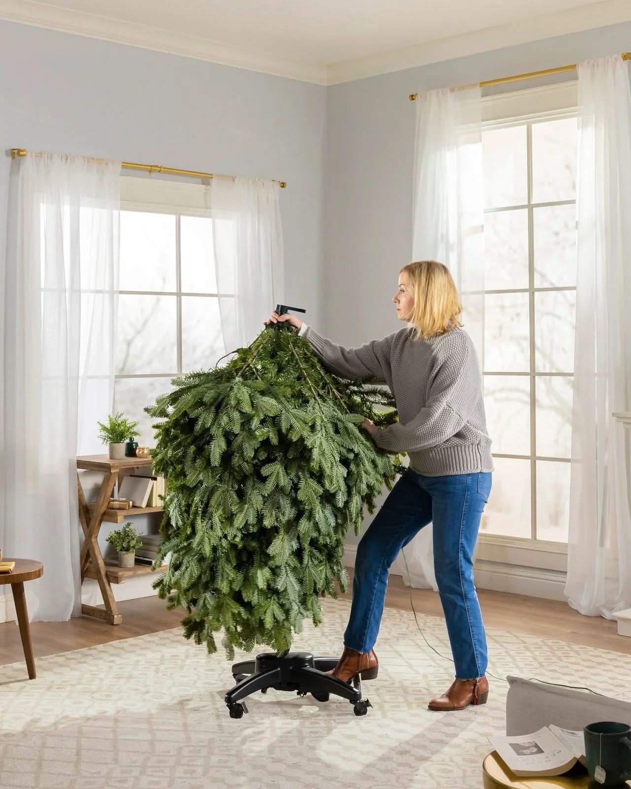 Árvore de Natal Verde Premium com Galhos Articulados, Suporte Metálico 1,80 m e Micro LEDs Embutidos DVT01